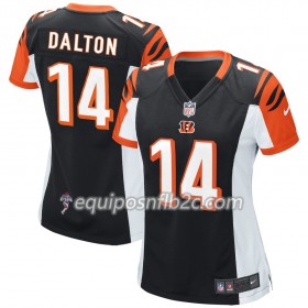 Camiseta Mujer NFL Cincinnati Bengals Andy Dalton 14 Nike Negro 